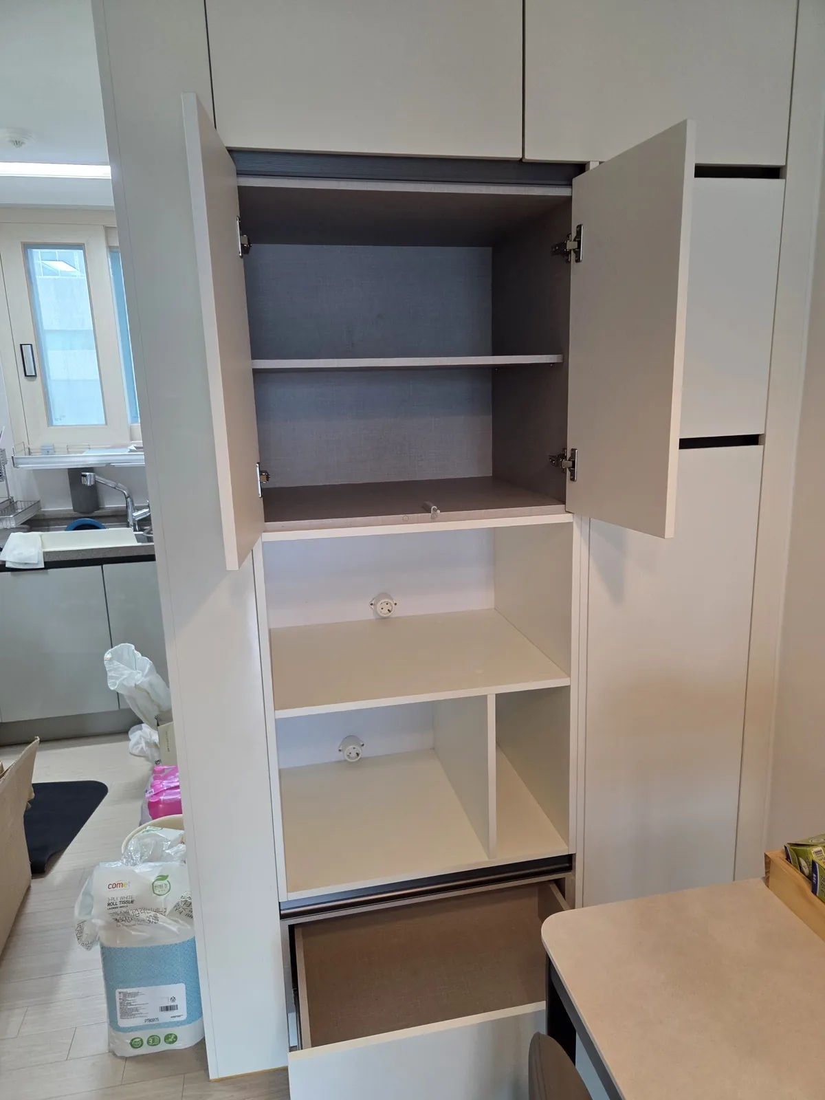 골조 제작 및 배선 홀 작업 과정 — 부평구 삼산동